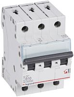 Выключатель автоматический Legrand TX3 6000 3п 10А B 6кА картинка